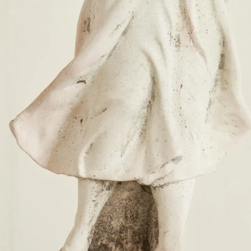 Clearance Pamono Weathered Cast Stone Woman with Child Garden Statue, 1940s