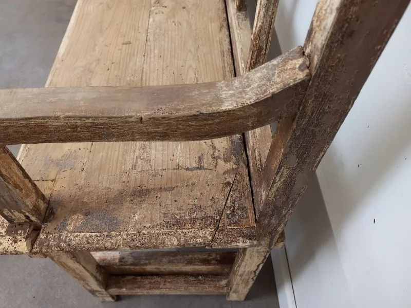Pamono Weathered Church Bench> Benches