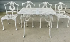 Discount Pamono Weathered Metal Garden Set, 1970s, Set of 5