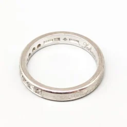 Pamono Wedding Ring in White Gold with Diamonds><noscript><img width=