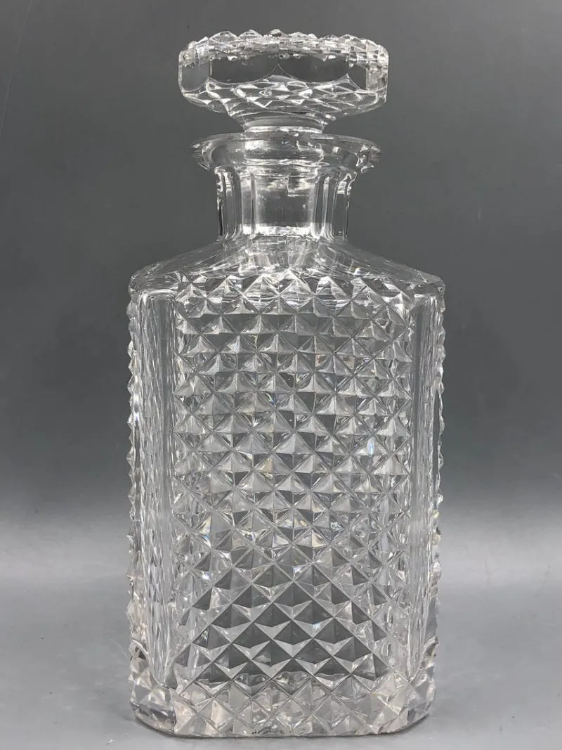 Pamono Whiskey Carafe in Diamond Cut Lead Crystal from Riedel, 1980s> Bottles, Carafes & Jugs