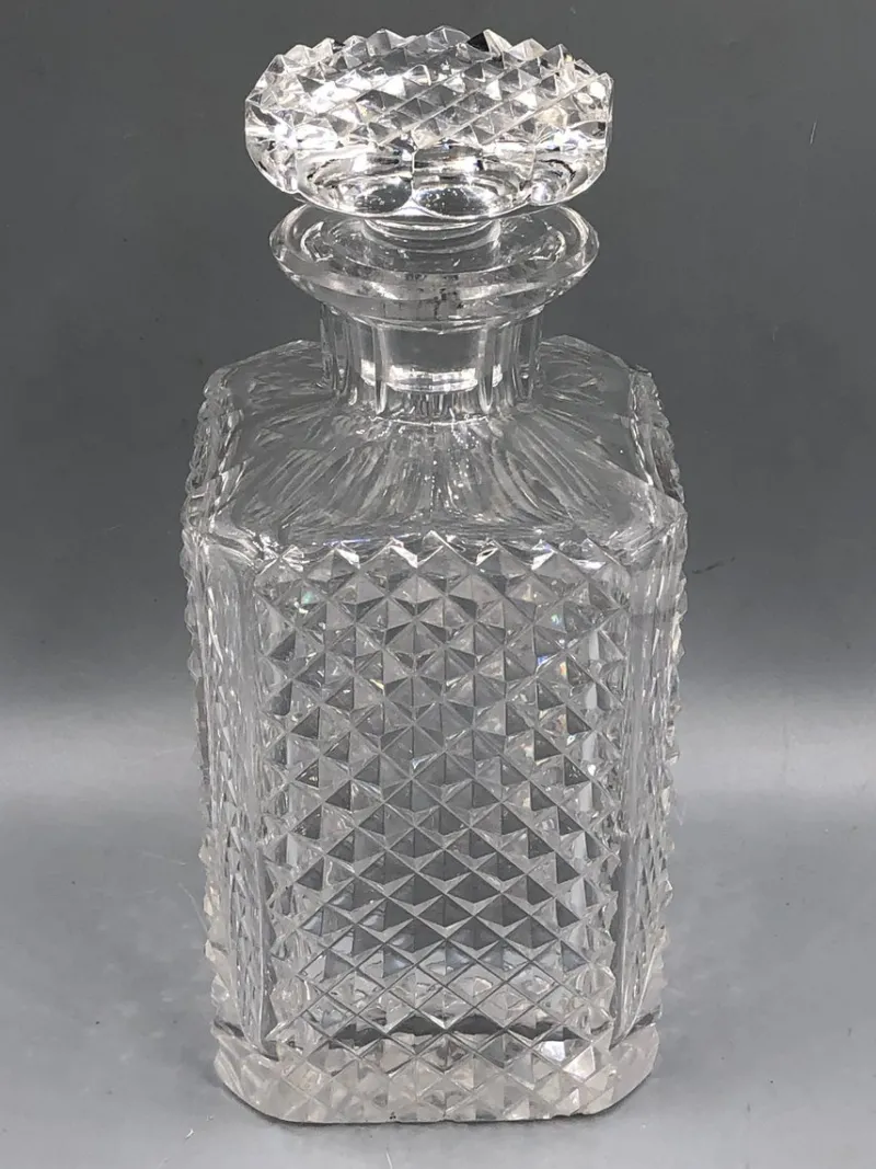 Pamono Whiskey Carafe in Diamond Cut Lead Crystal from Riedel, 1980s> Bottles, Carafes & Jugs