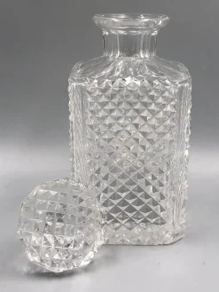 Pamono Whiskey Carafe in Diamond Cut Lead Crystal from Riedel, 1980s><noscript><img width=