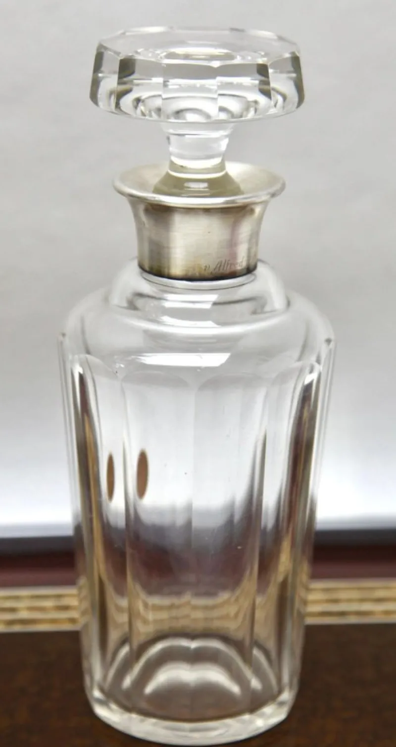 Pamono Whisky Set with Serving Tray from Val Saint Lambert, 1957, Set of 8