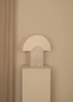 Pamono White Alabaster Edna Table Lamp by Simone & Marcel><noscript><img width=