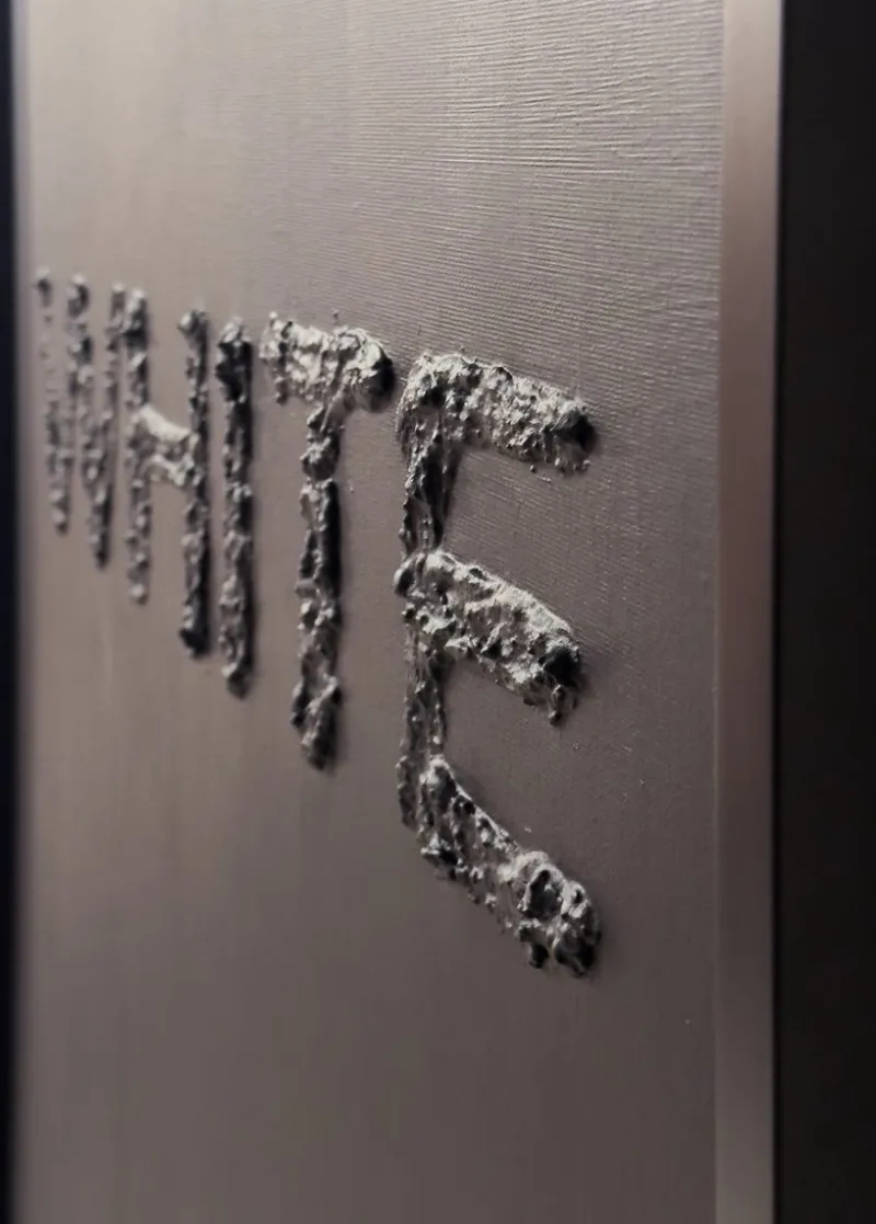 Pamono WHITE? Artwork by Giuseppe Castellano for GC Light Italia, 2024> Decorative Objects