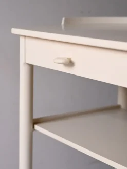 Best Pamono White Bedside Tables by Sven Engström & Gunnar Myrstrand for Bodafors, 1960s, Set of 2