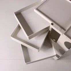 Pamono White Boby Cart by Joe Colombo for Bieffeplast><noscript><img width=