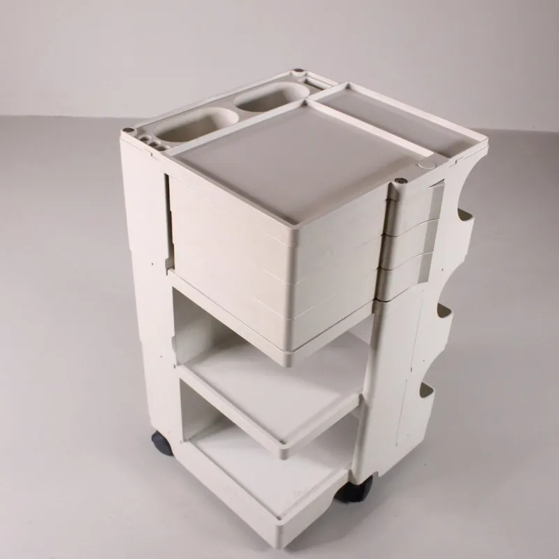 Pamono White Boby Cart by Joe Colombo for Bieffeplast> Serving Bar Carts & Trolleys