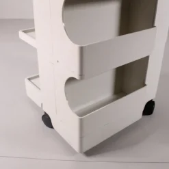 Pamono White Boby Cart by Joe Colombo for Bieffeplast><noscript><img width=