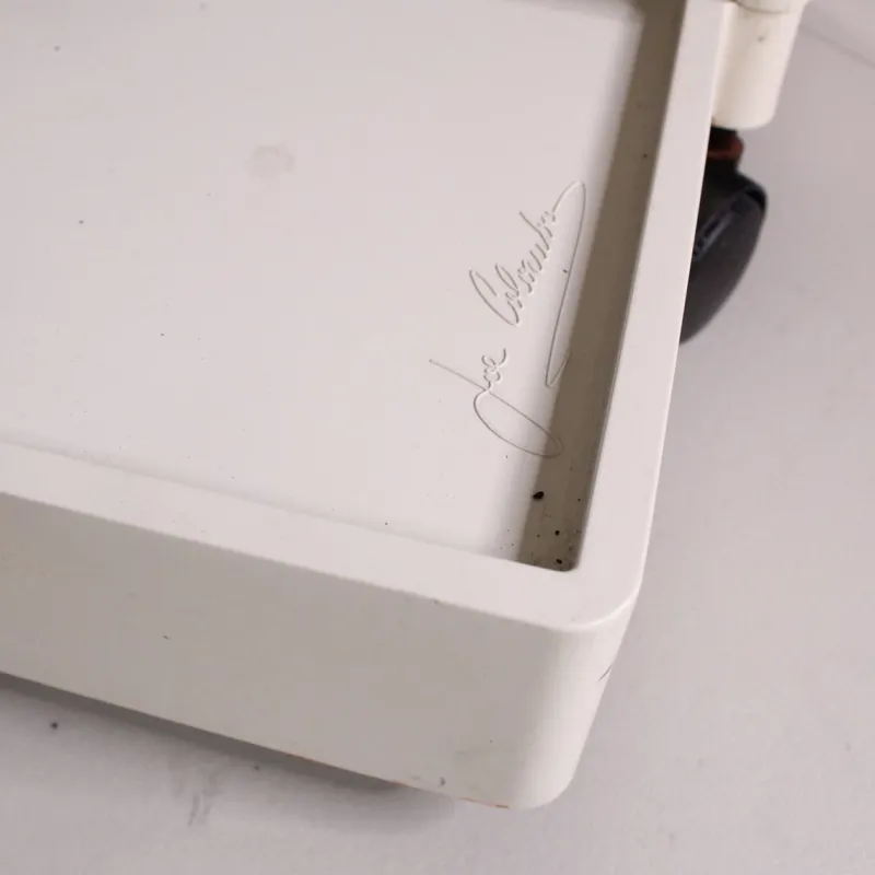 Pamono White Boby Cart by Joe Colombo for Bieffeplast> Serving Bar Carts & Trolleys