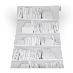 Online Pamono White Bookshelf Wallpaper