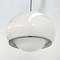Hot Pamono White Bud Pendant Lamp by Studio 6G for Guzzini, 1970s
