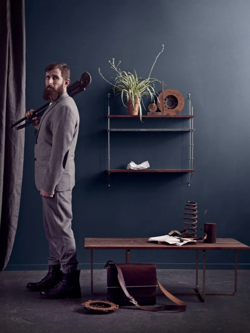 Best Pamono White Carrara Marble and Brass Morse Shelf by OxDenmarq