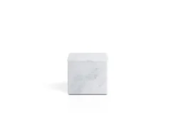 Pamono White Carrara Marble Bathroom Set from FiammettaV Home Collection, Set of 4><noscript><img width=