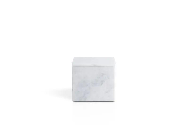 Pamono White Carrara Marble Bathroom Set from FiammettaV Home Collection, Set of 4> Tabletop
