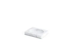 Pamono White Carrara Marble Bathroom Set from FiammettaV Home Collection, Set of 4><noscript><img width=