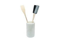 Pamono White Carrara Marble Utensil Holder from FiammettaV Home Collection