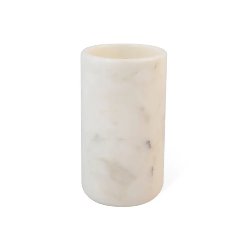Pamono White Carrara Marble Utensil Holder from FiammettaV Home Collection