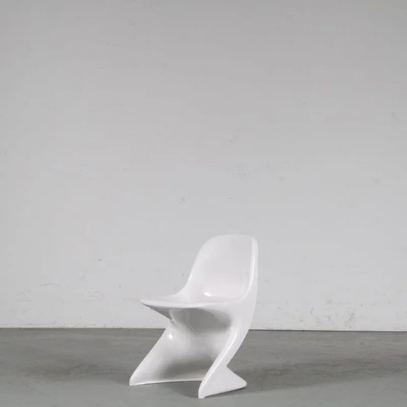 Clearance Pamono White Casalino Children's Chair by Alexander Begge for Casala, Germany, 2000s