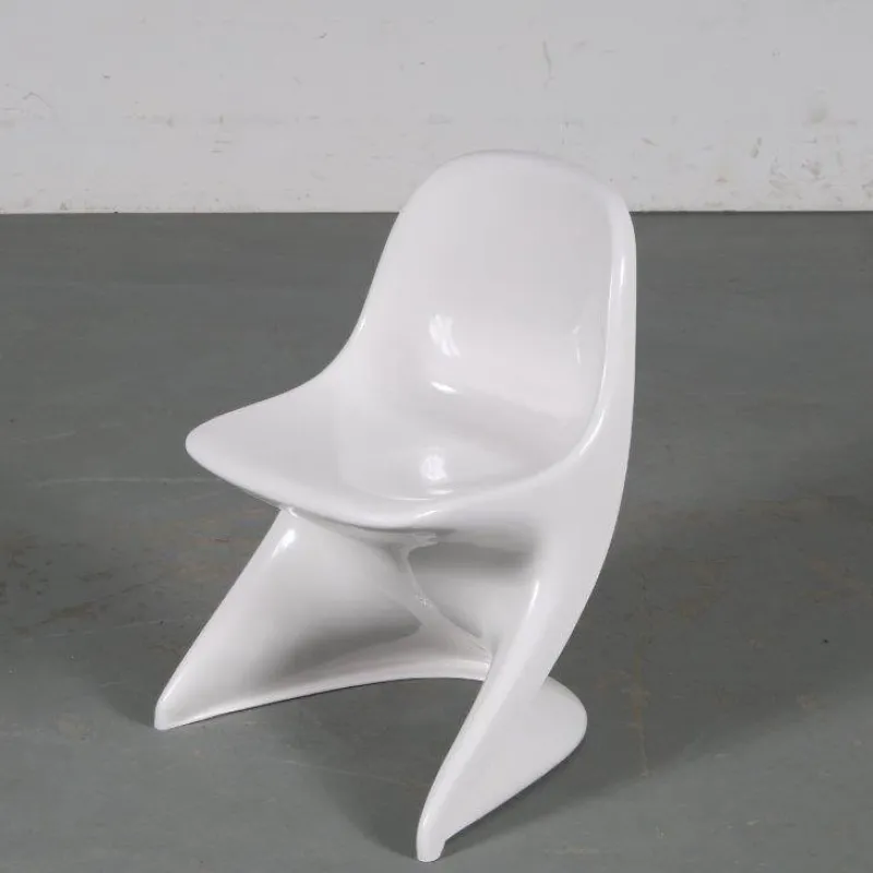 Clearance Pamono White Casalino Children's Chair by Alexander Begge for Casala, Germany, 2000s