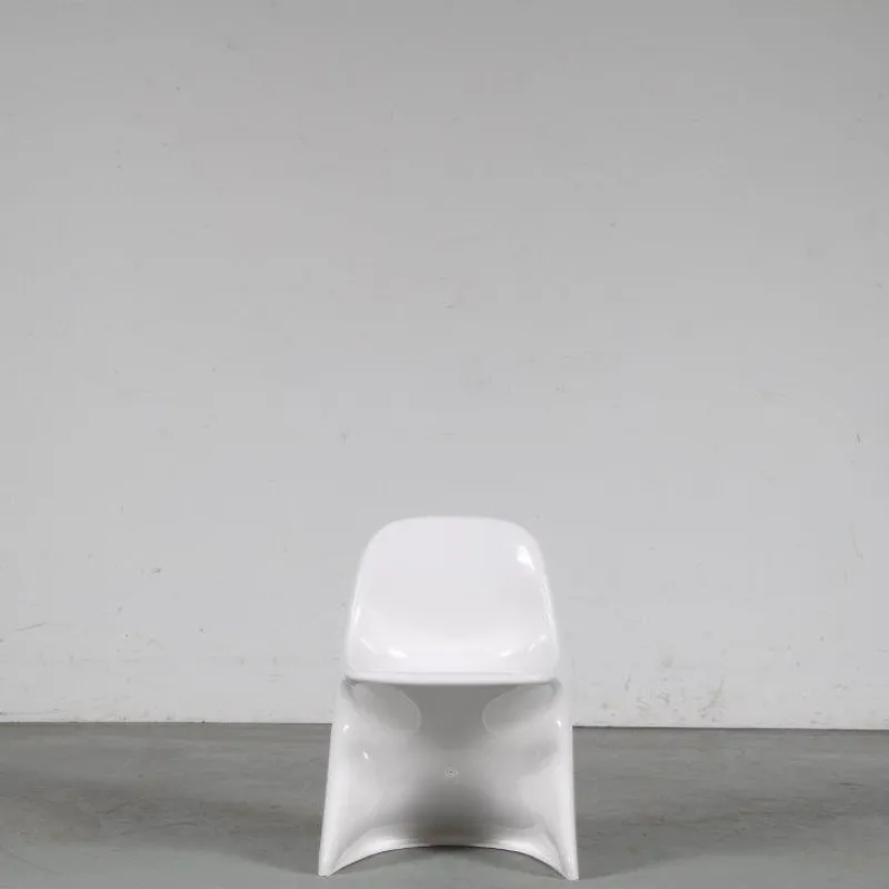 Clearance Pamono White Casalino Children's Chair by Alexander Begge for Casala, Germany, 2000s