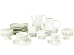 Best Pamono White Ceramic Coffee and Tea Service by Wirkkala for Rosenthal, 1960s, Set of 65
