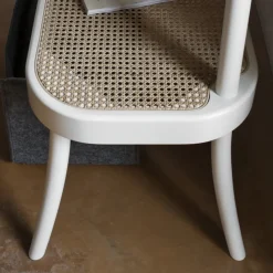 Pamono White Coat Rack with Bench