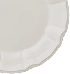 Online Pamono White Dinner a Coste Plates from Este Ceramiche, Set of 6