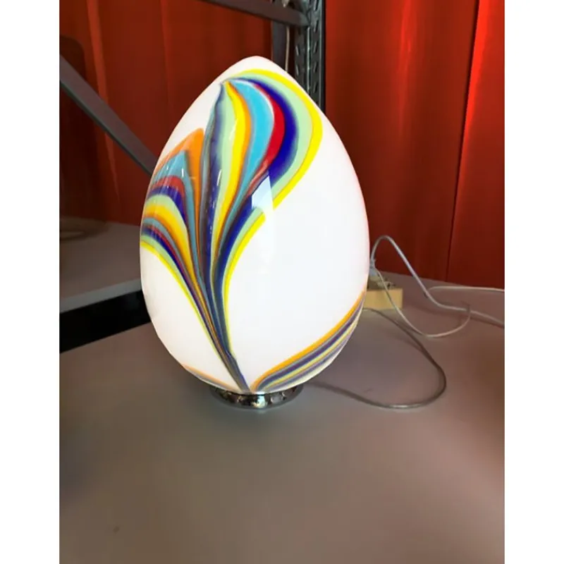 Pamono White Egg Lamp by Simoeng> Table Lamps