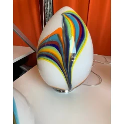 Pamono White Egg Lamp by Simoeng><noscript><img width=