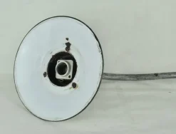 Pamono White Enameled Metal Garden Light, 1940s><noscript><img width=