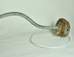 Pamono White Enameled Metal Garden Light, 1940s><noscript><img width=