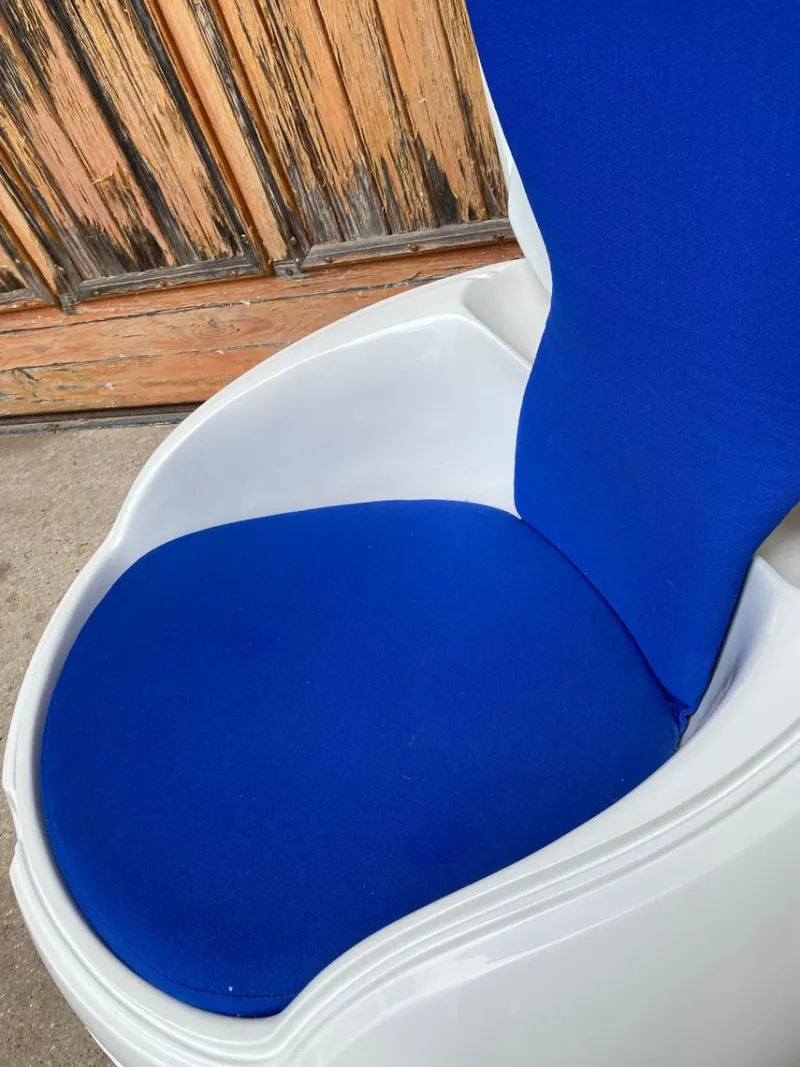 Clearance Pamono White Garden Egg Chair by Peter Ghyczy, 1968