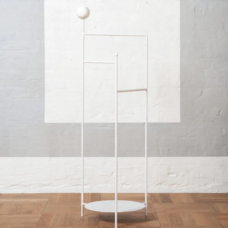 Pamono White Gestus Valet Stand by OK Design> Racks, Hooks & Valets