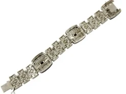 Clearance Pamono White Gold Bracelet with 305 Carat Diamonds