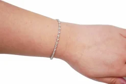 Pamono White Gold Bracelet with Diamonds> Bracelets