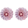Pamono White Gold Earrings with Diamonds, Set of 2