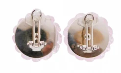 Pamono White Gold Earrings with Diamonds, Set of 2