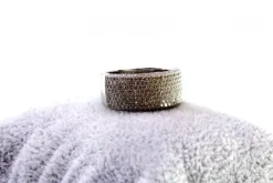 Pamono White Gold Ring with Brilliant-Cut Diamonds and Eight Bands><noscript><img width=