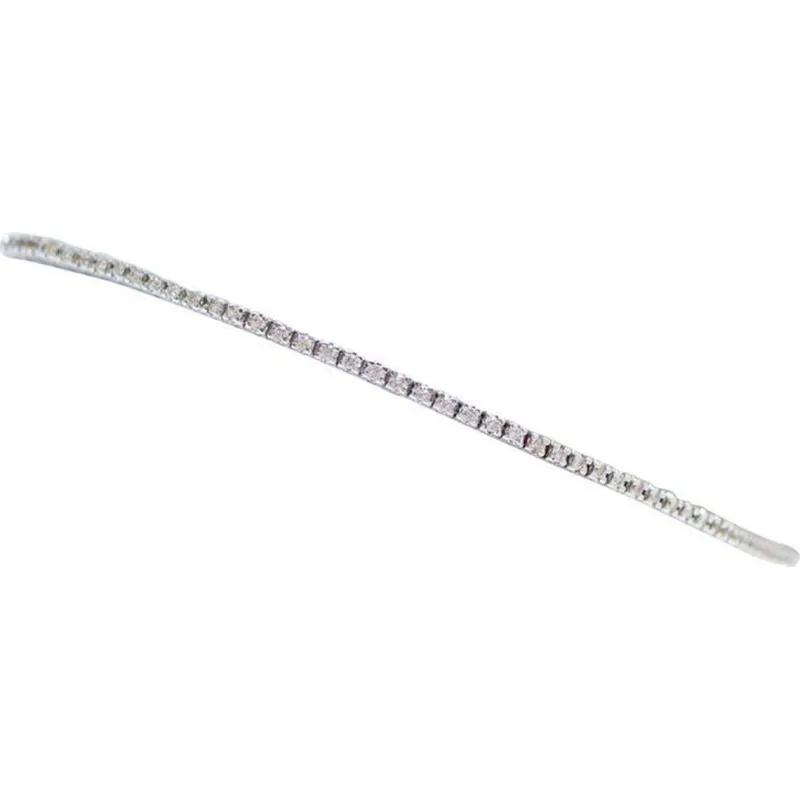 Sale Pamono White Gold Tennis Bracelet with Diamonds