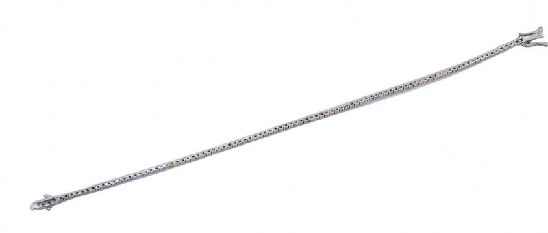 Sale Pamono White Gold Tennis Bracelet with Diamonds