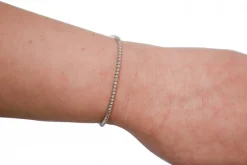Sale Pamono White Gold Tennis Bracelet with Diamonds