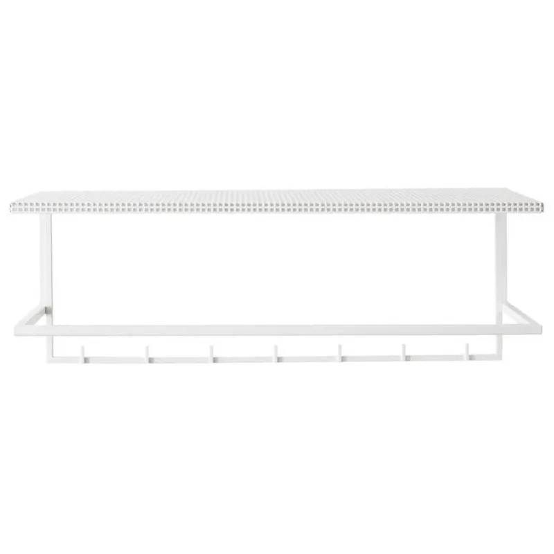 Hot Pamono White Grid Coat Hanger by Kristina Dam Studio