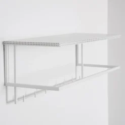 Hot Pamono White Grid Coat Hanger by Kristina Dam Studio