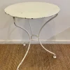 New Pamono White Iron Pedestal Table