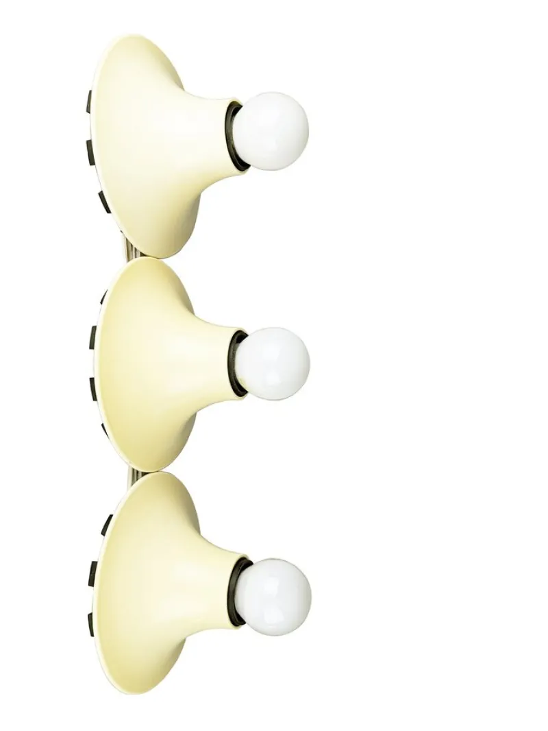 Pamono White Ivory Plastic Teti Wall Lamp by Vico Magistretti for Artemide, 1960s> Wall Lights & Sconces
