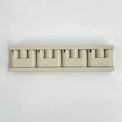 Pamono White Minivip Coat Rack by Benanti & Brunori for Velca Legnano, 1970s> Racks, Hooks & Valets