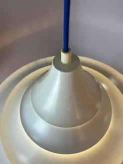 Sale Pamono White Pagoda Pendant by Ricardoni for Nordisk Solar