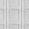 Online Pamono White Panelling Wallpaper